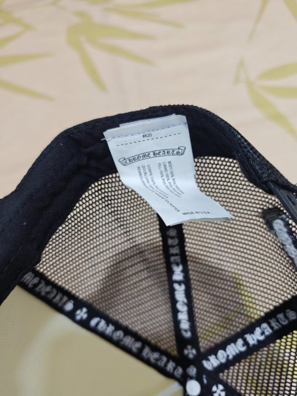 Chrome Hearts Black White Trucker Hat - Picture 7 of 10